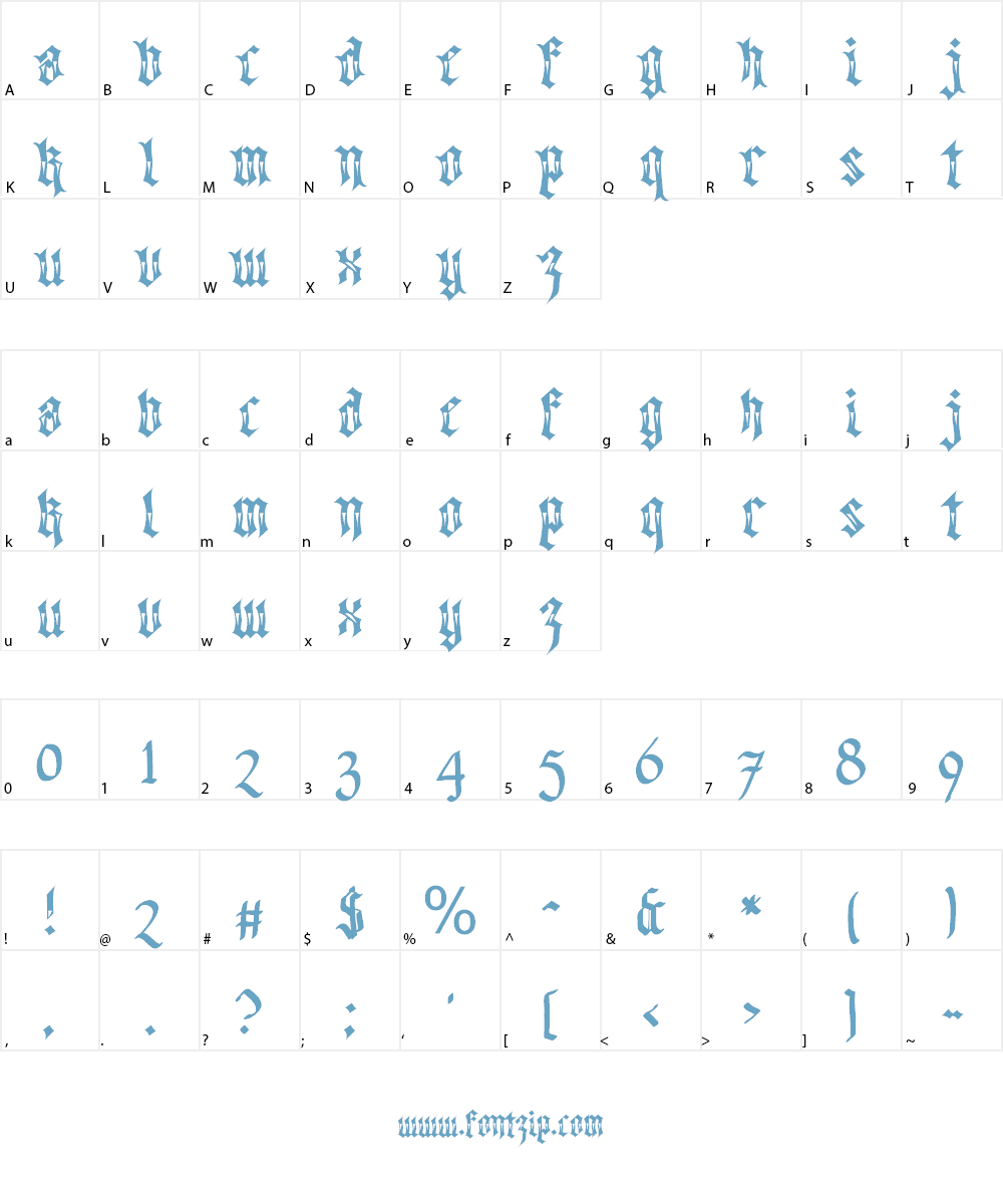 Walk Da Walk Two Font Character