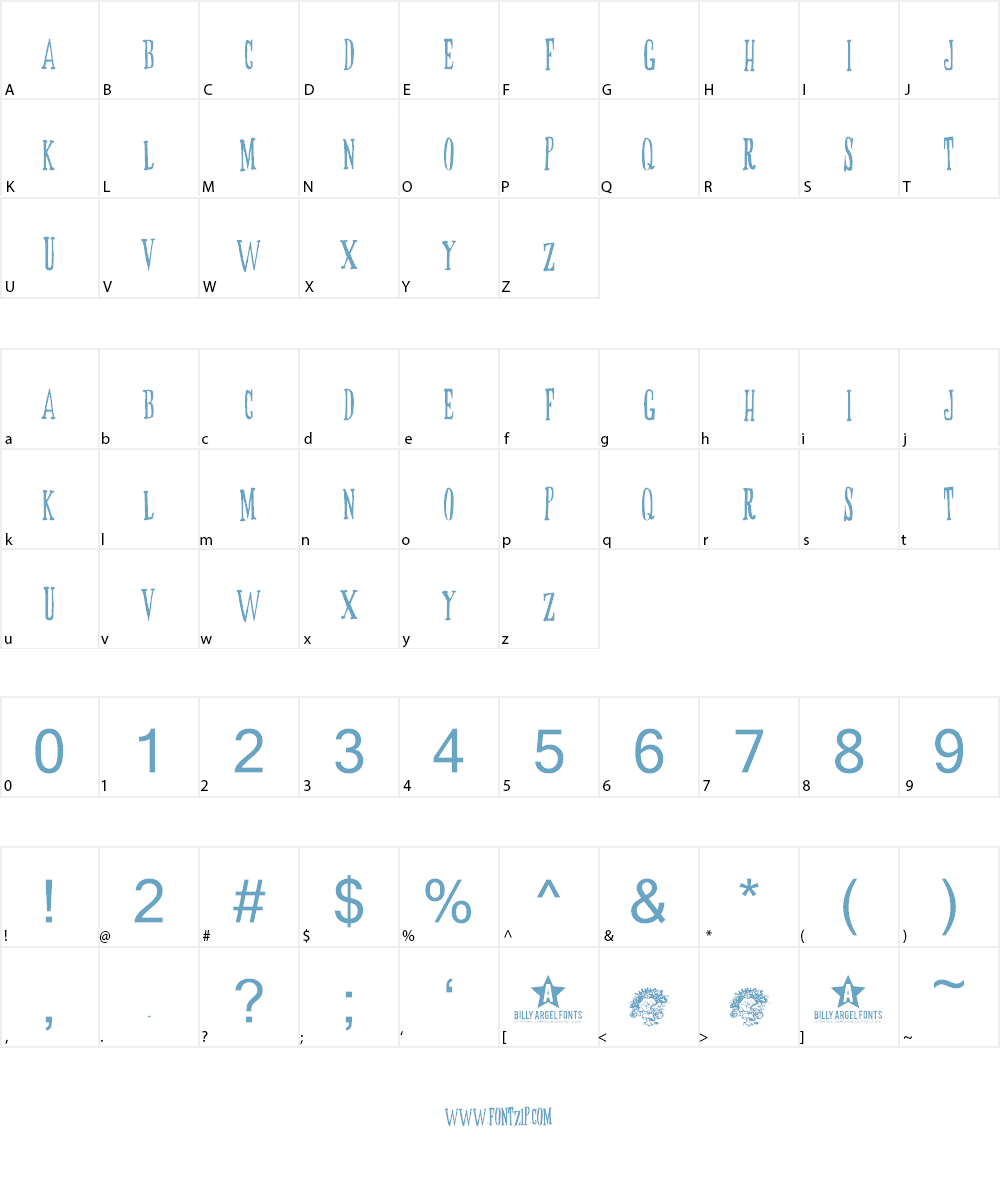 BUTOX QUEEN Font Character