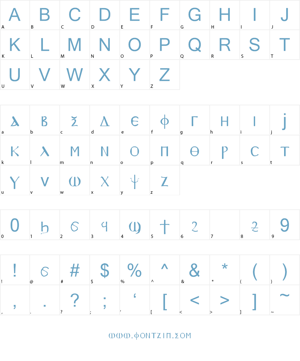 SPAchmim Font Character