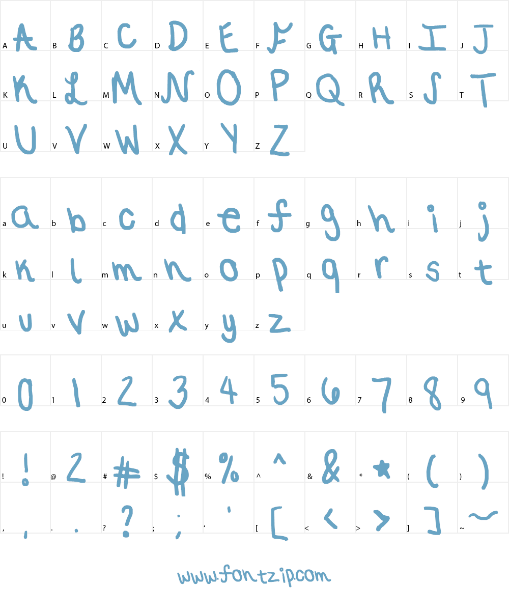 sydsation! Font Character