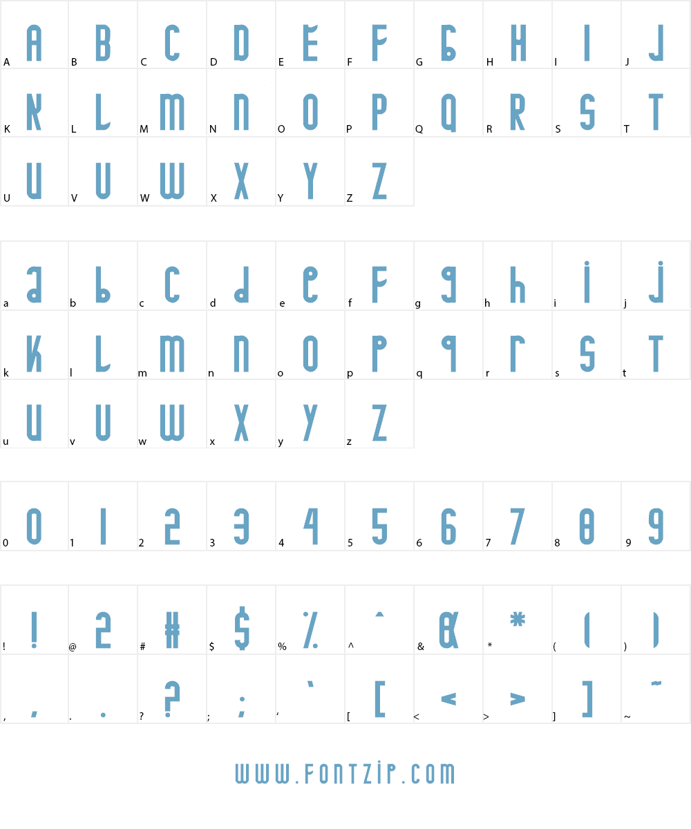 MINOTAURE Font Character