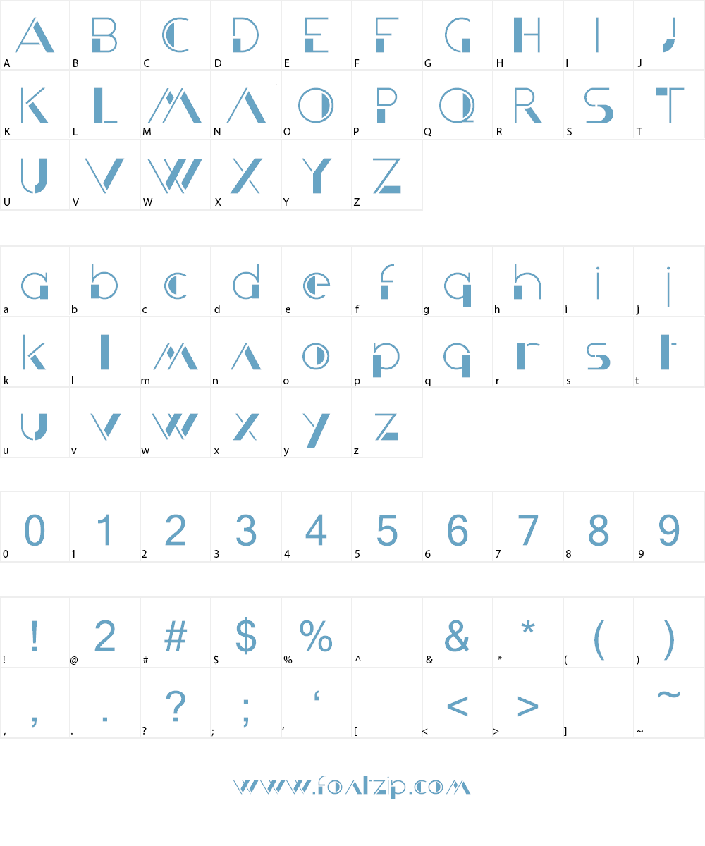 Krizia Uomo Font Character