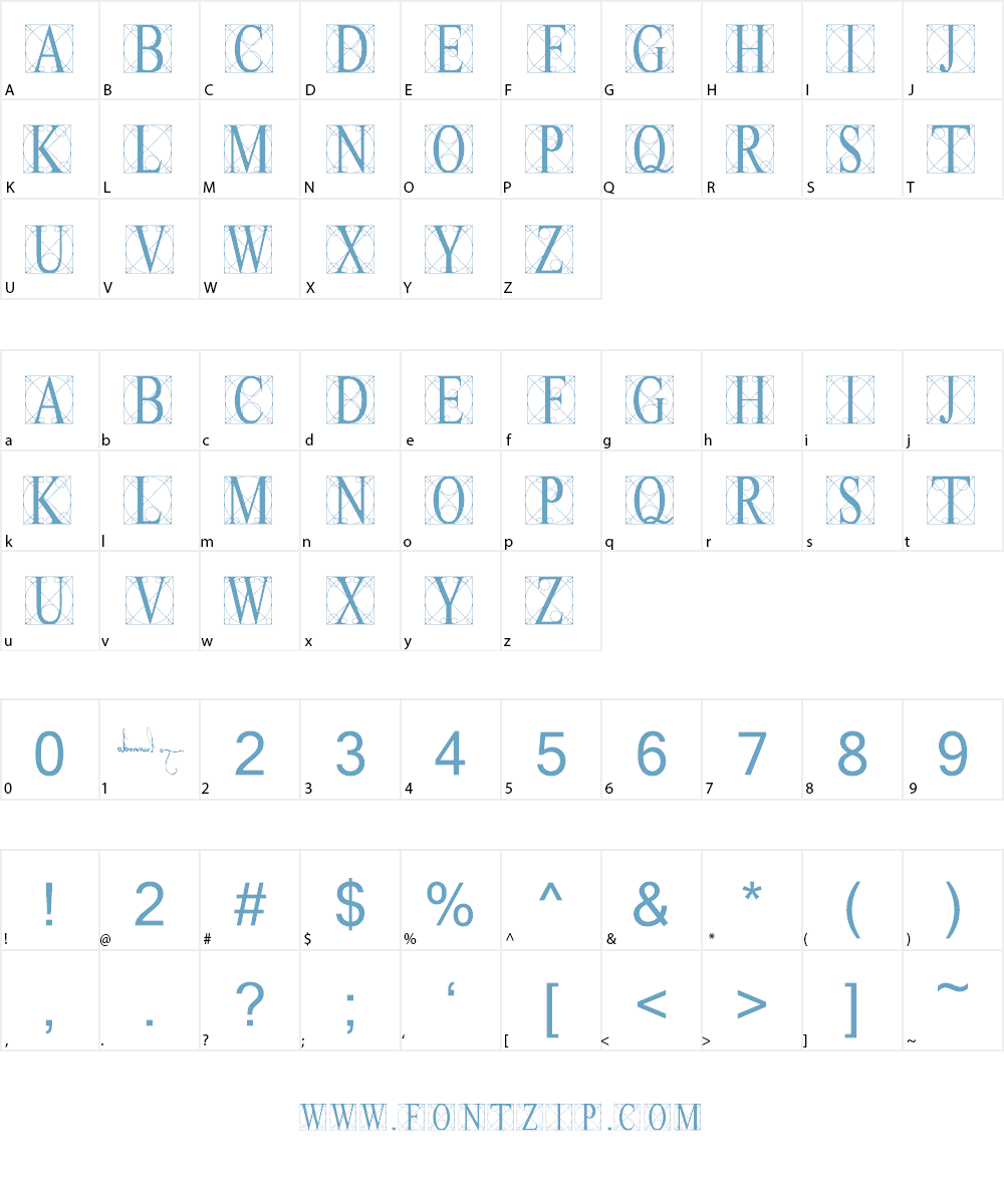Leonardo Font Character
