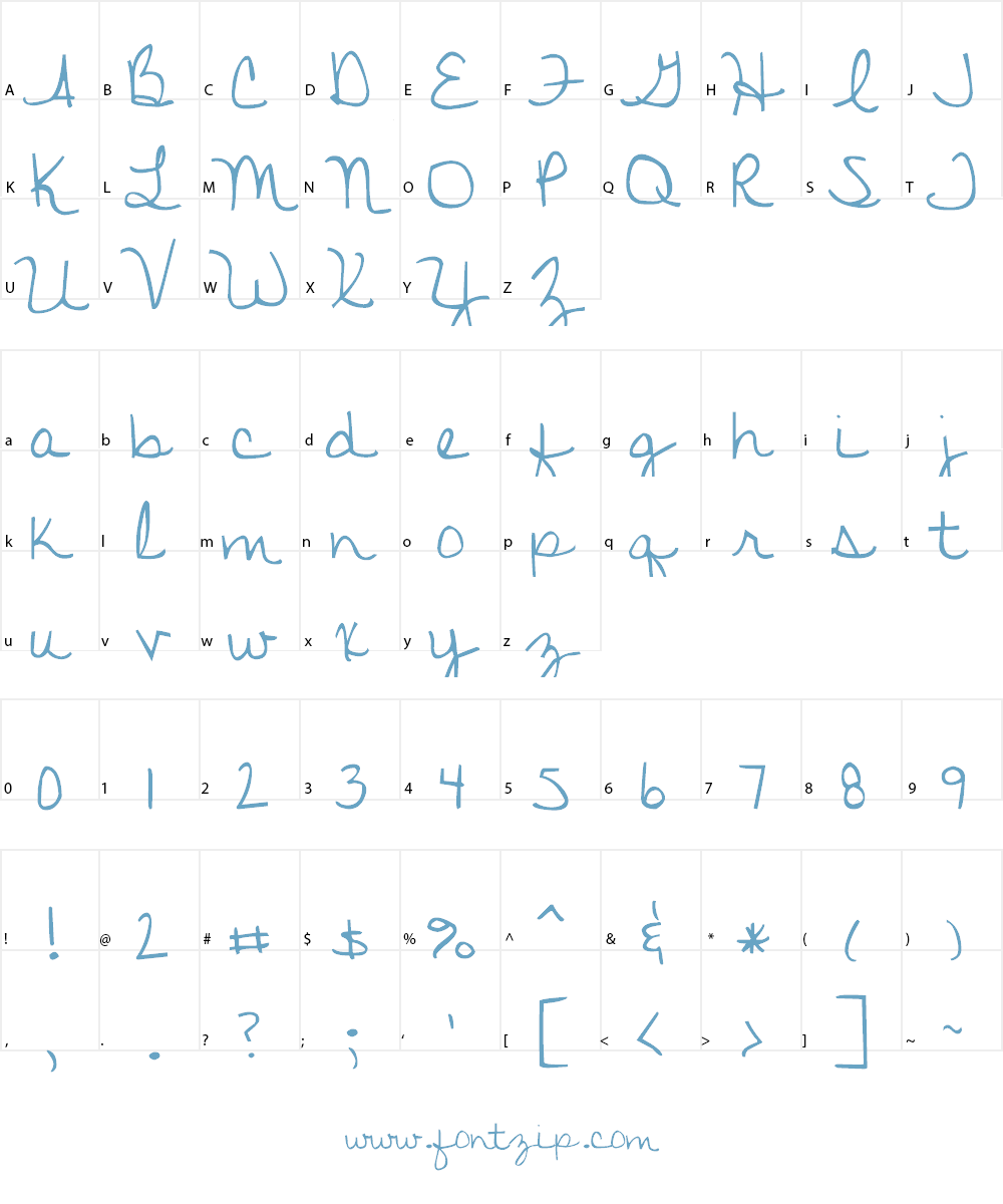 Discover Beauty Font Character