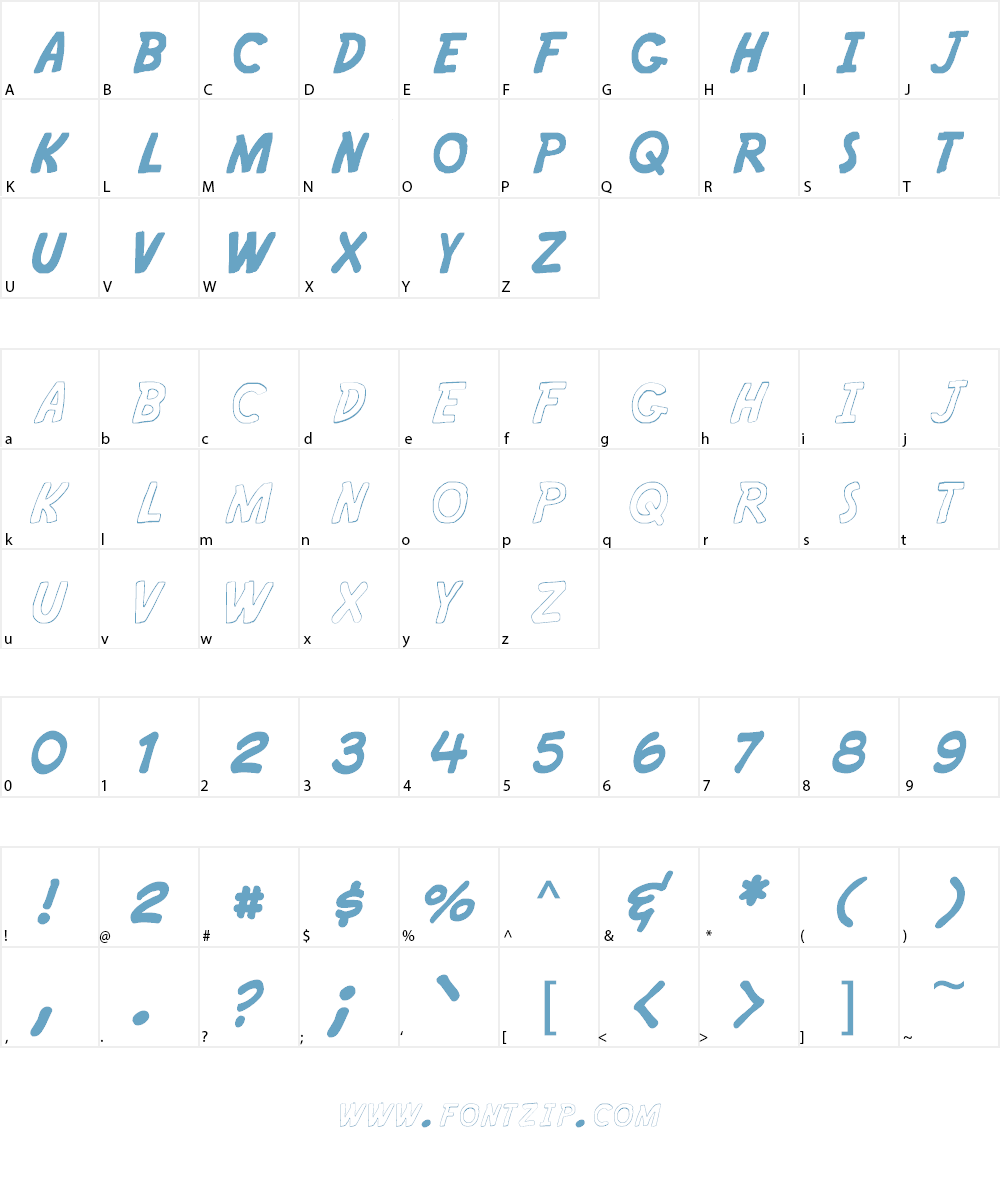 Kryptoscripto Font Character