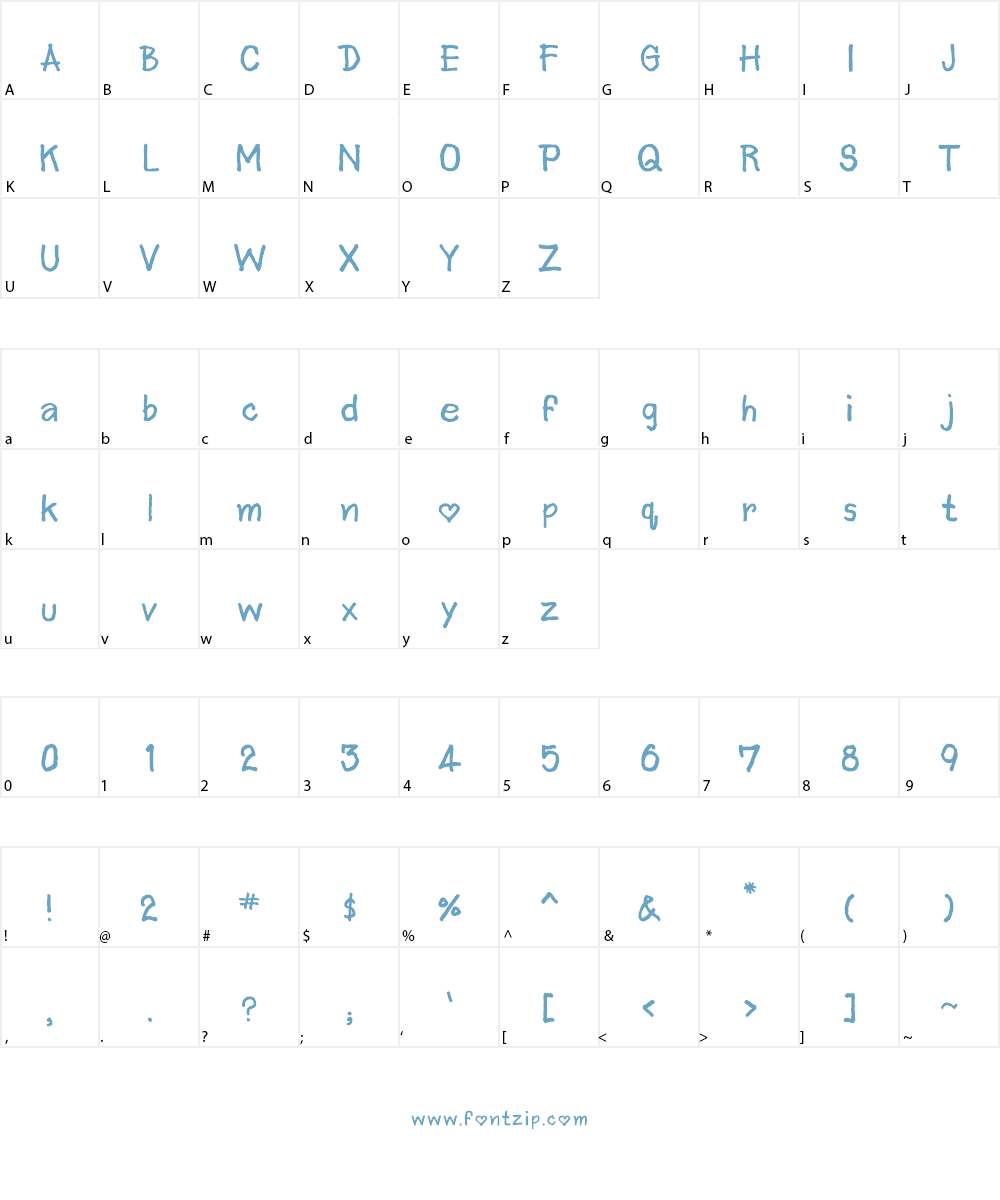 AAA-Prachid Hand Written Font Character