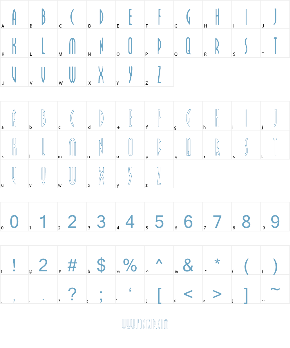 FARSCAPE Font Character
