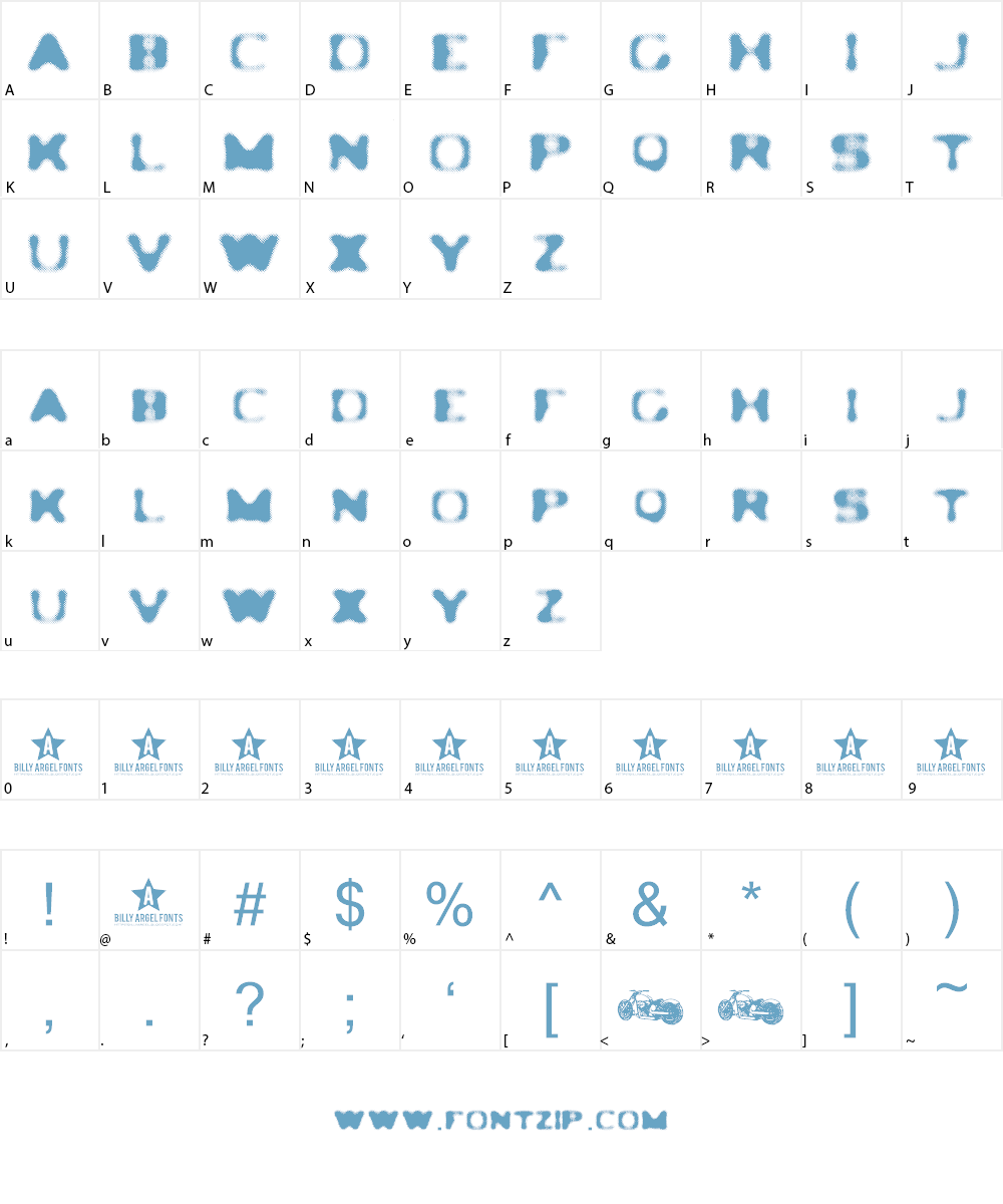 LEDLIGHT Font Character