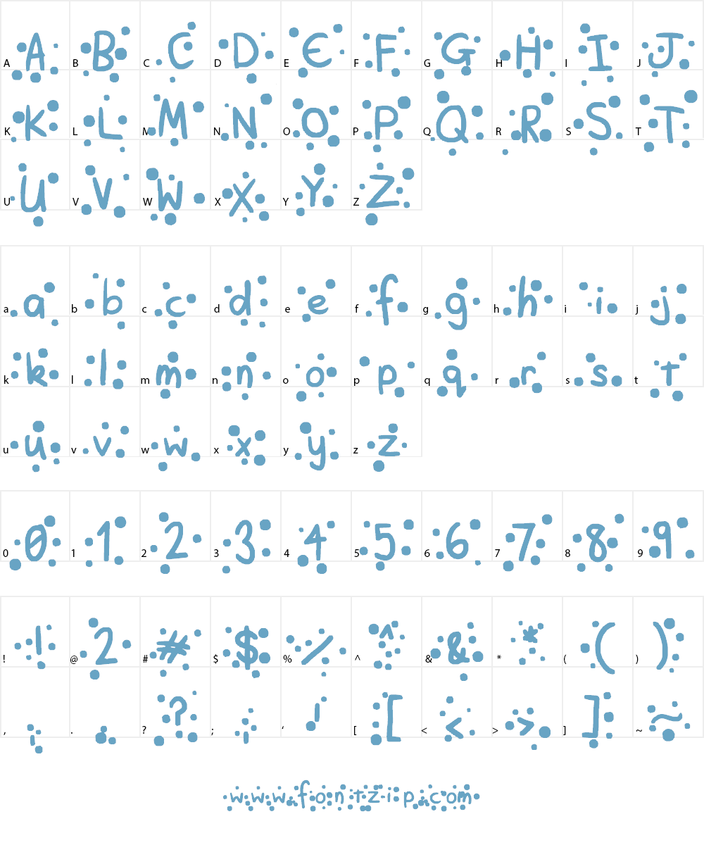 LJPTIHAIN Font Character