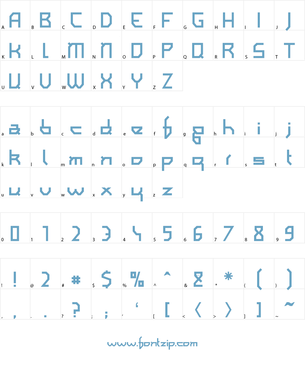 I am simplified Font Character