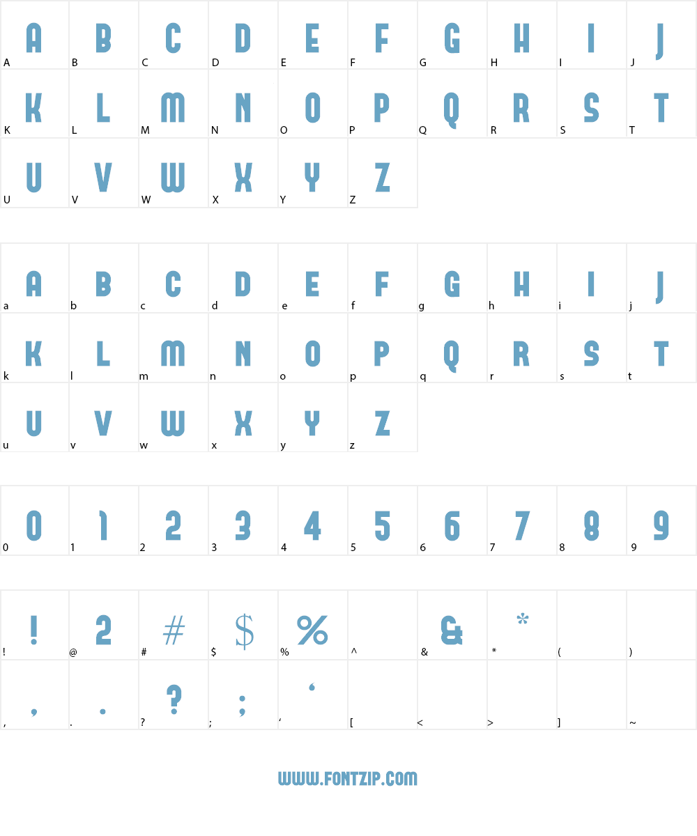 FORQUE Font Character