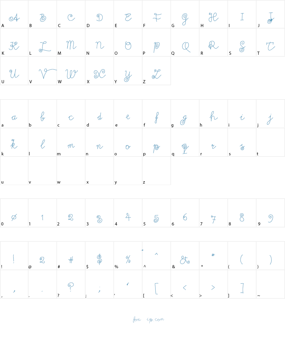 Milkmoustachio Font Character
