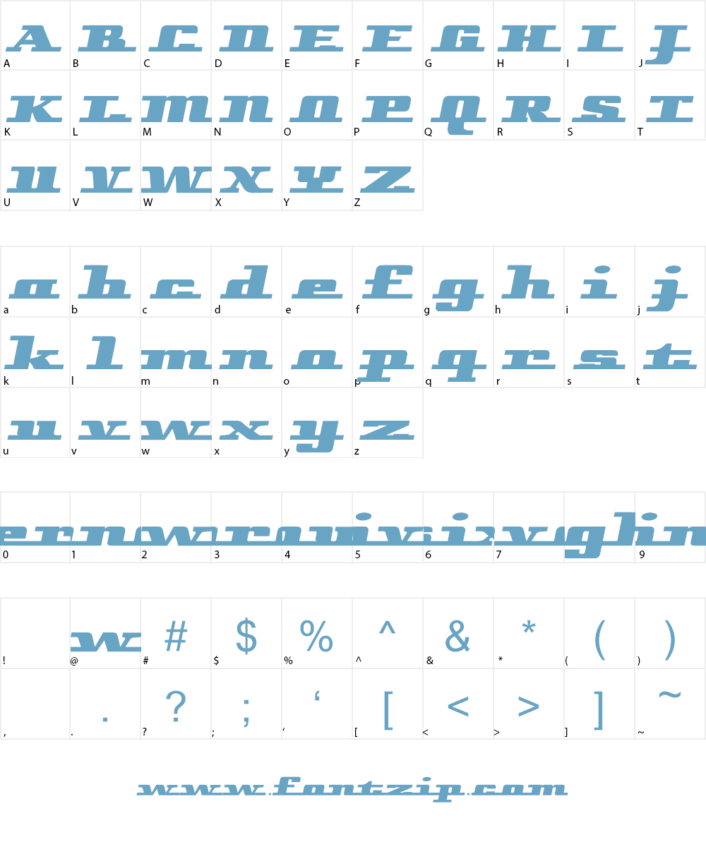 Remarcle Font Character
