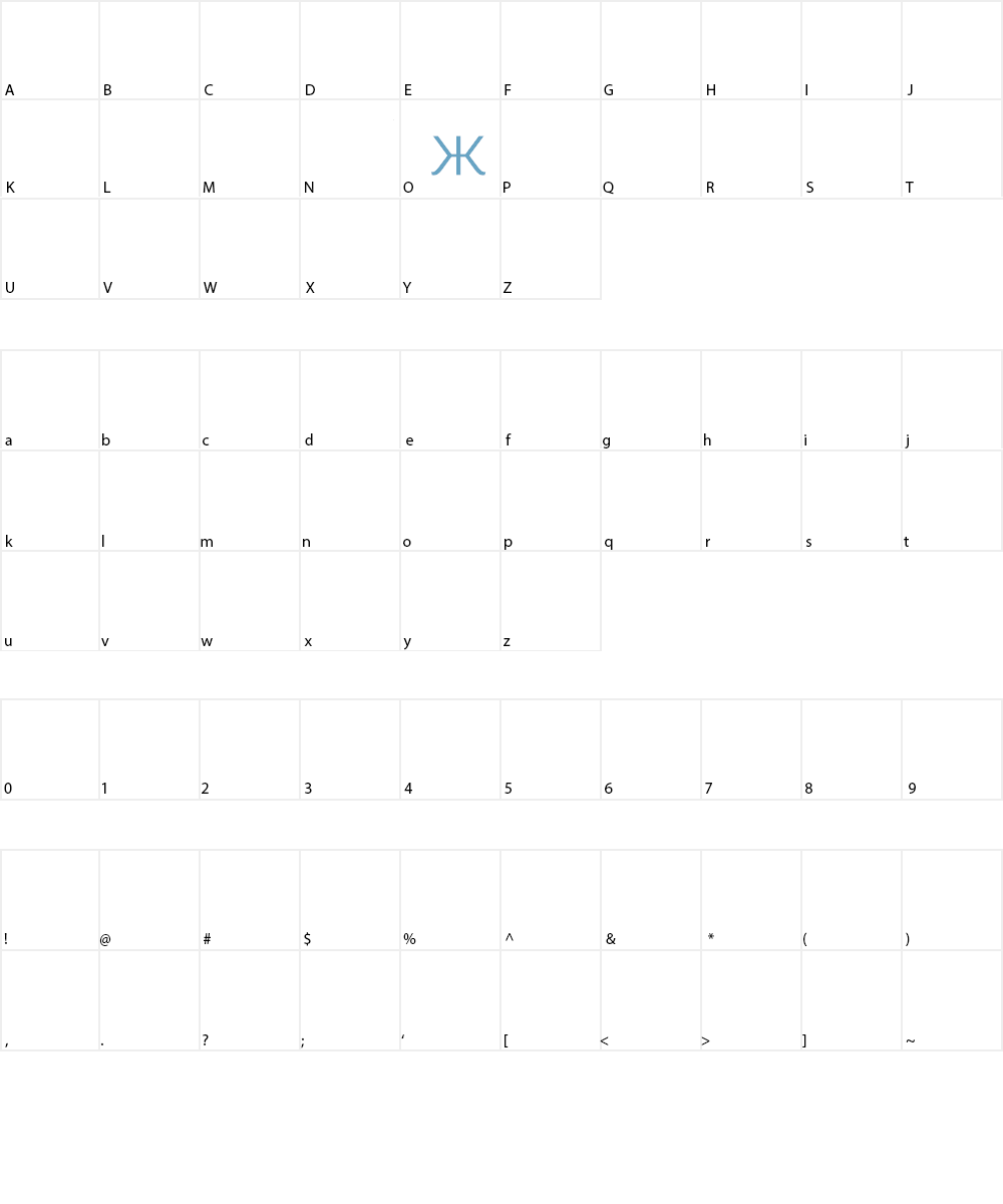 Azoft Sans Font Character