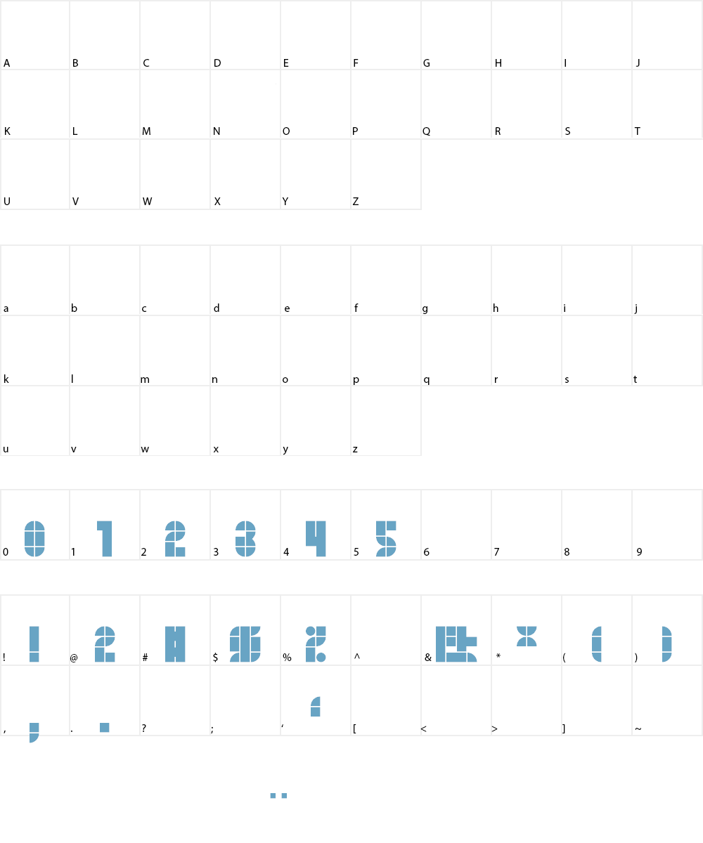 Quasoid Font Character