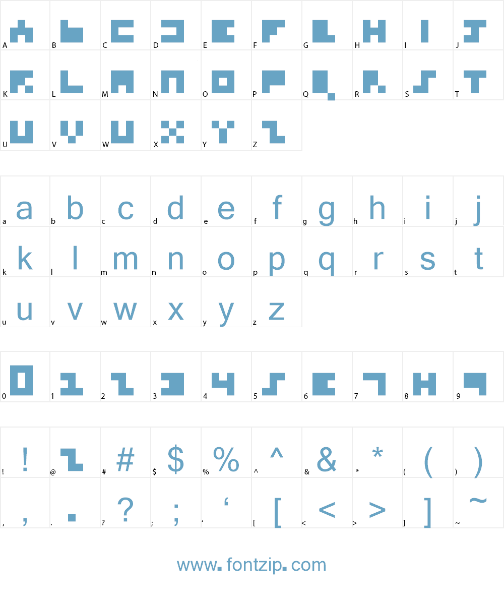dictator Font Character