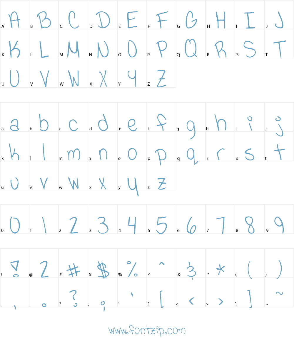 Viva La Vida Font Character