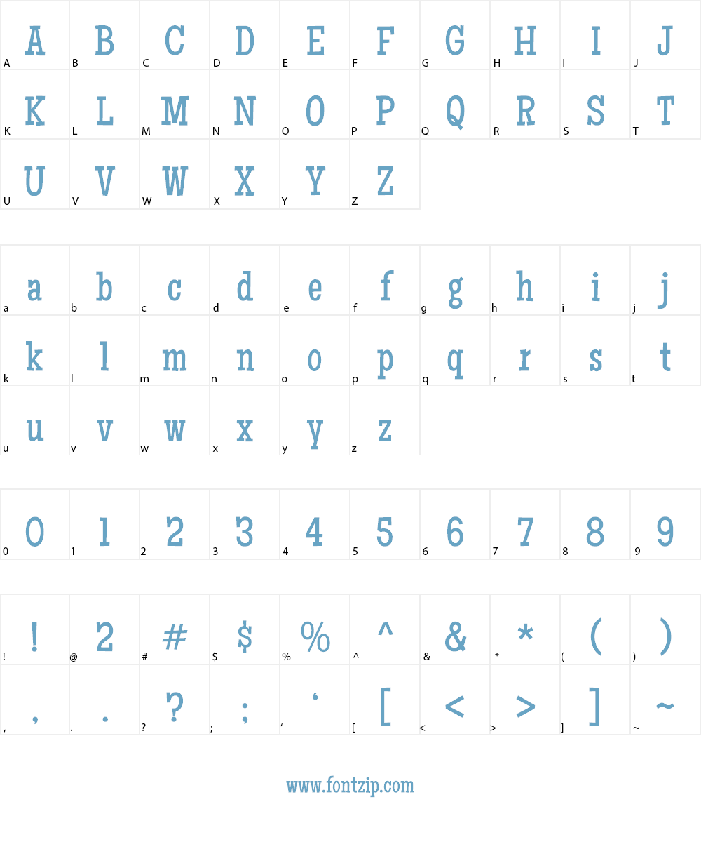 Maiden Orange Font Character