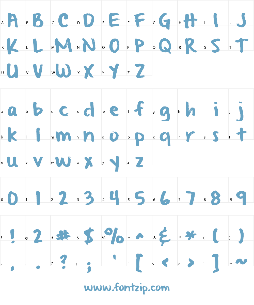 From Where You Are Font Character