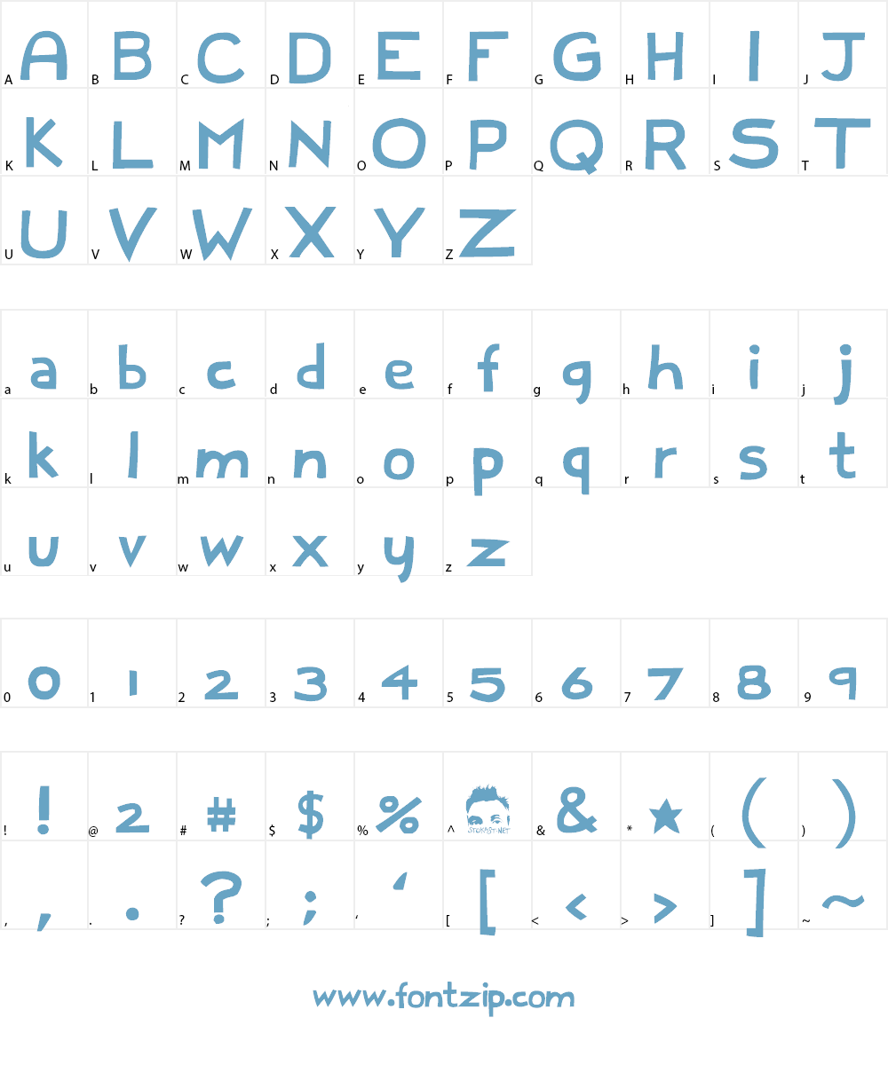 Full Dece Sans Font Character