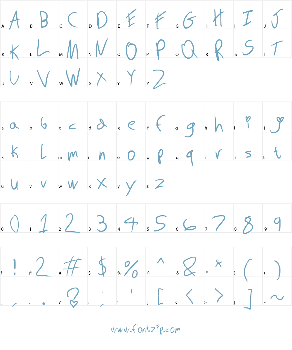Leronah Font Character