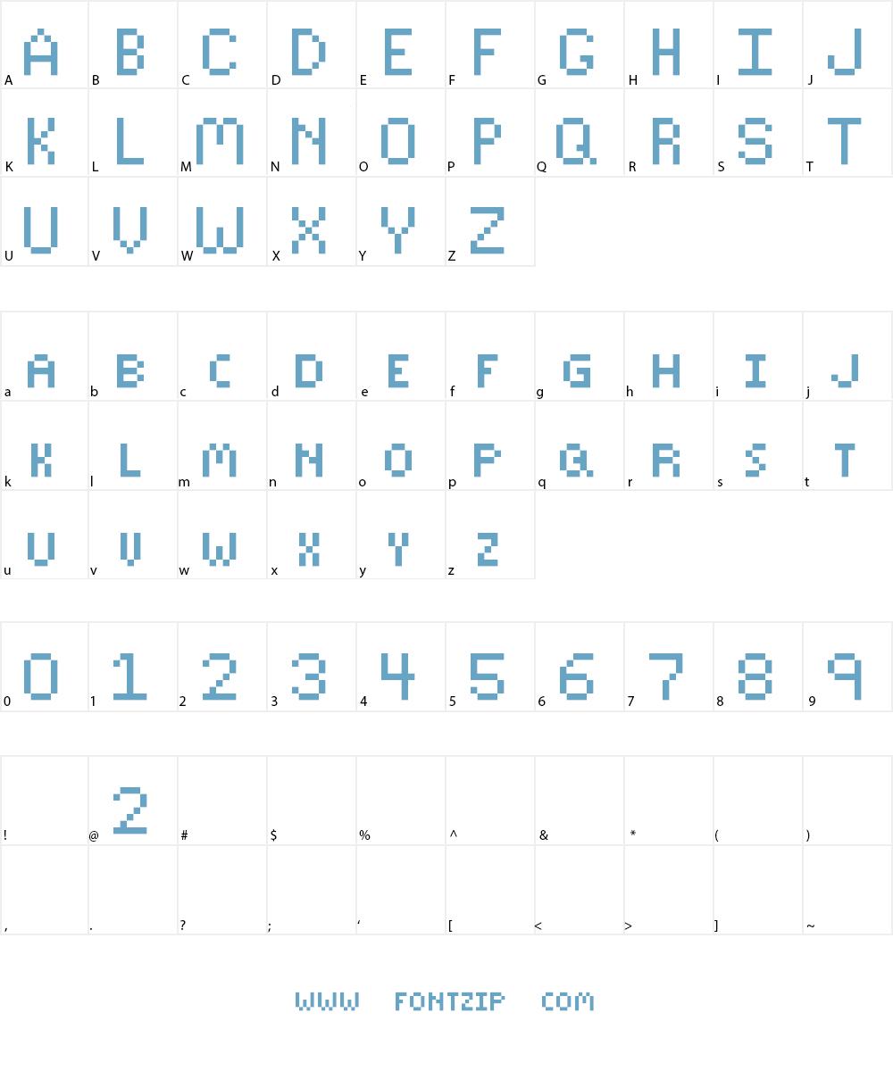 Sparkly-Font Font Character