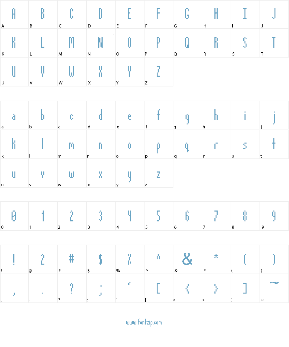 Streeeeetch Font Character