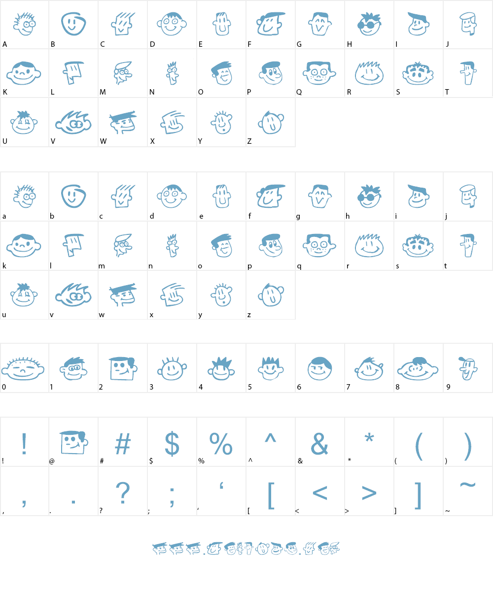chamaco Font Character