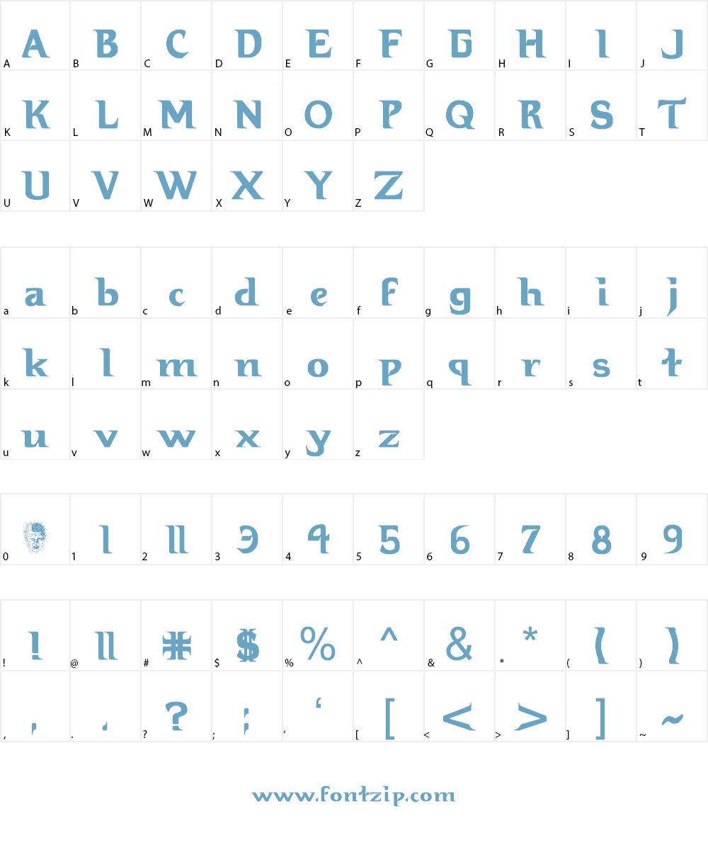 Hellbound Font Character