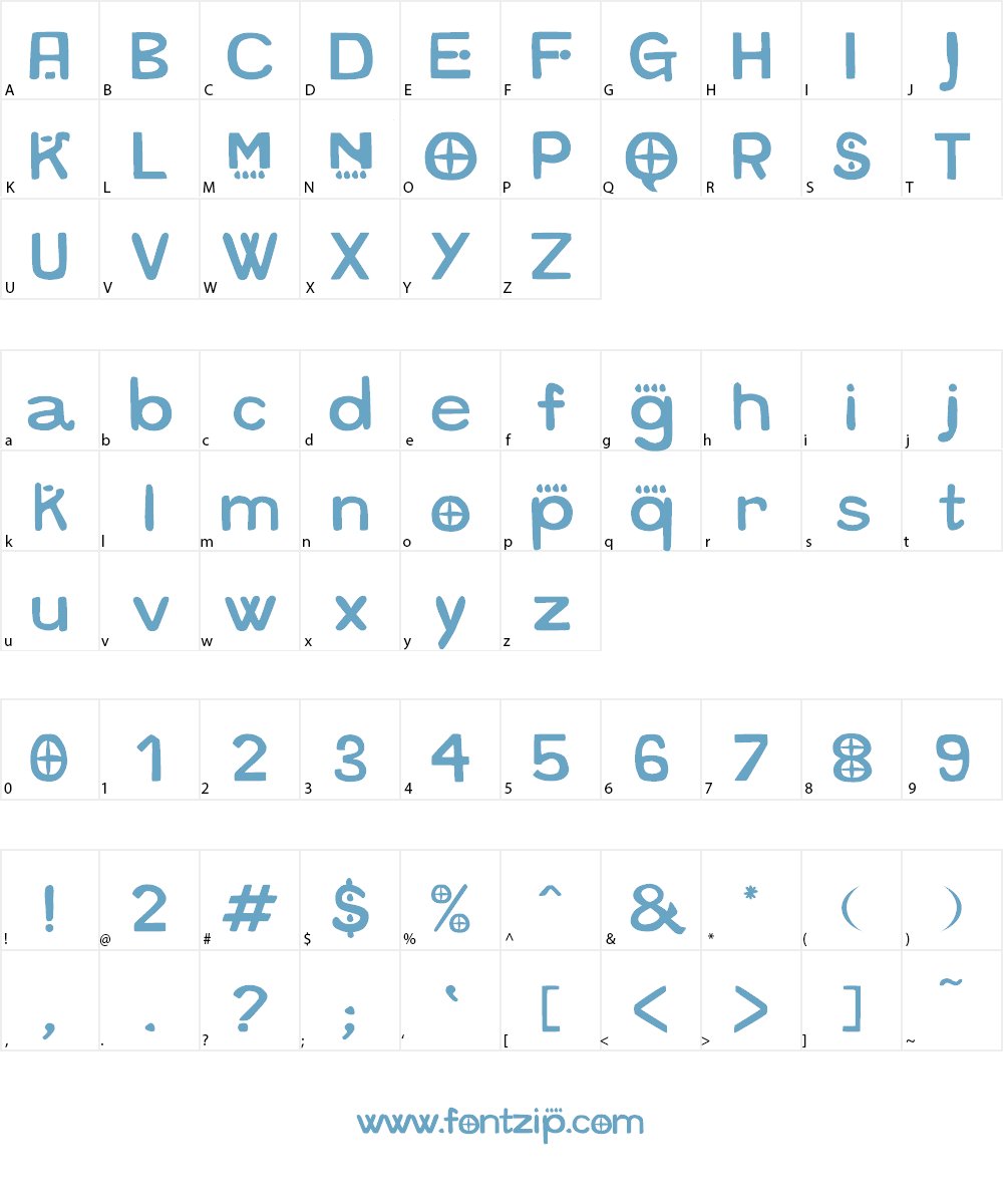 Futurafrica Font Character