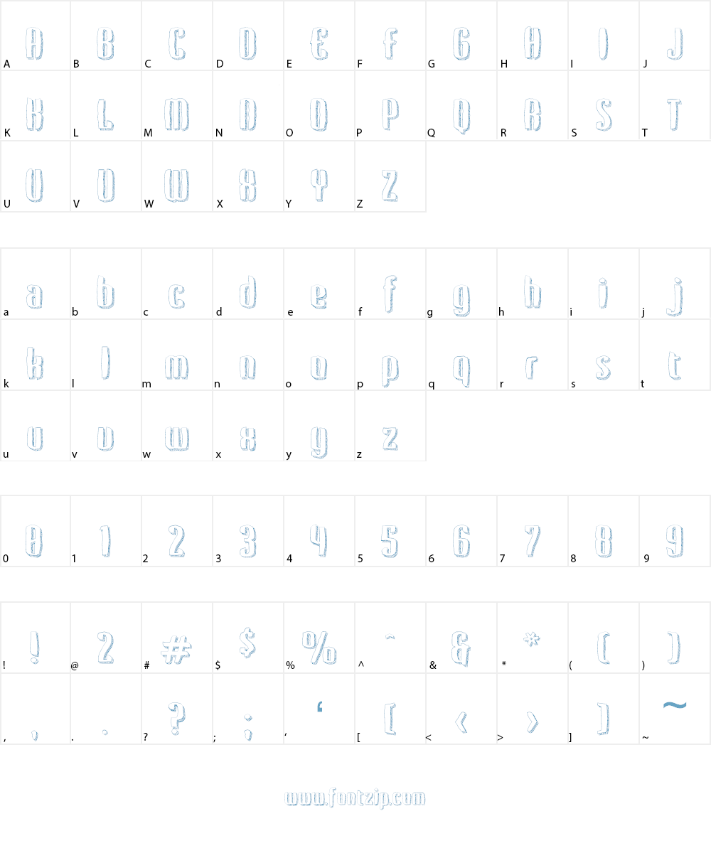 Kerata Font Character