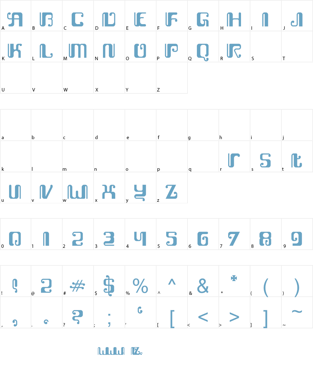 Kemasyuran Jawa Font Character