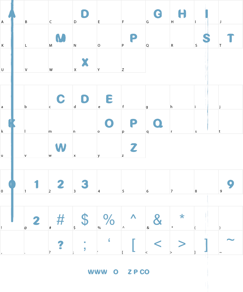 RADAR Font Character