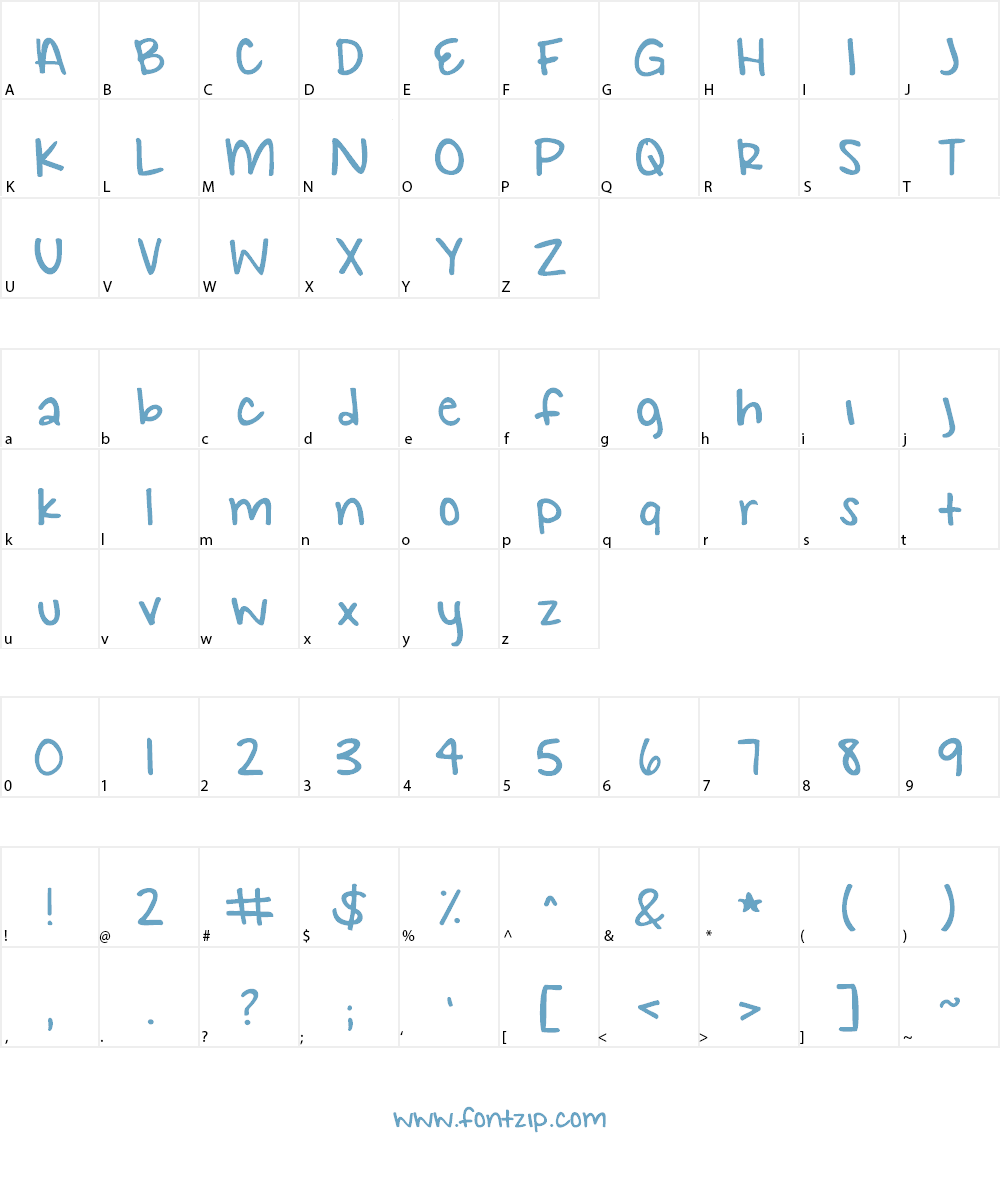 KG Small Town Southern Girl Font Character
