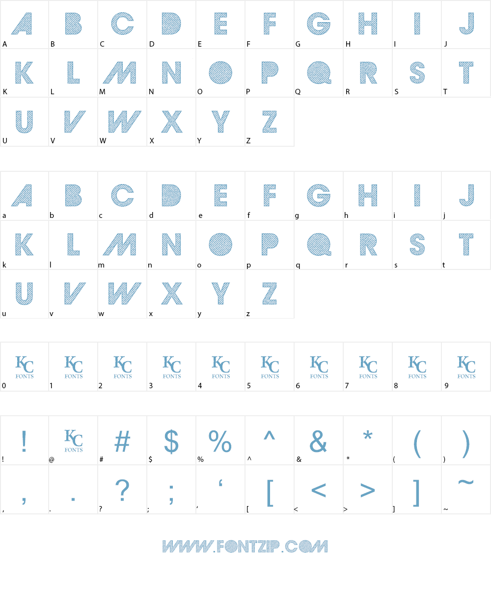 GoodMorningAfternoon Font Character