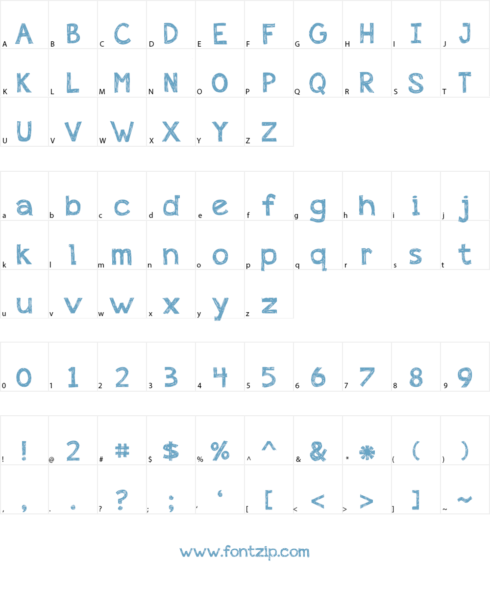 appleberry Font Character