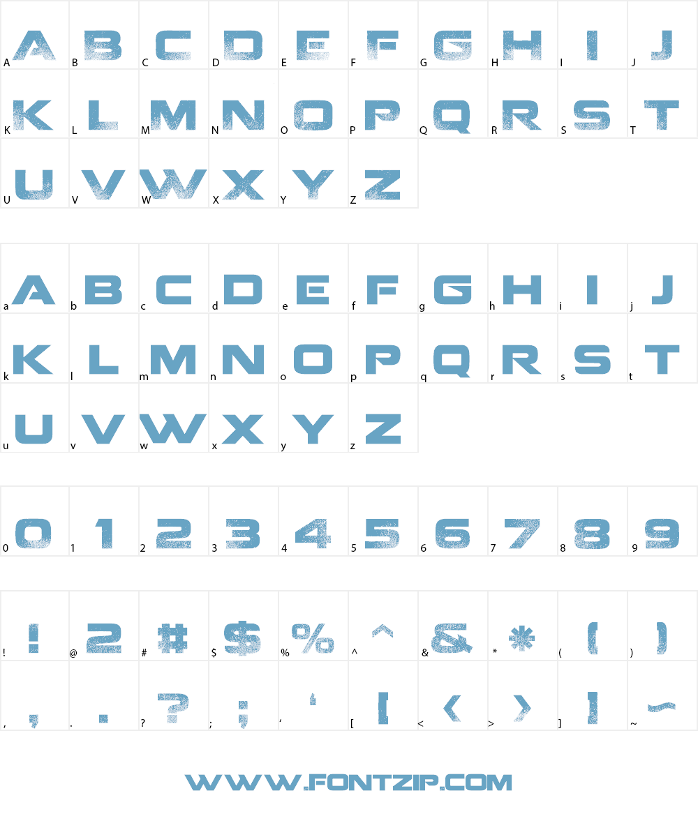 Coalition Font Character