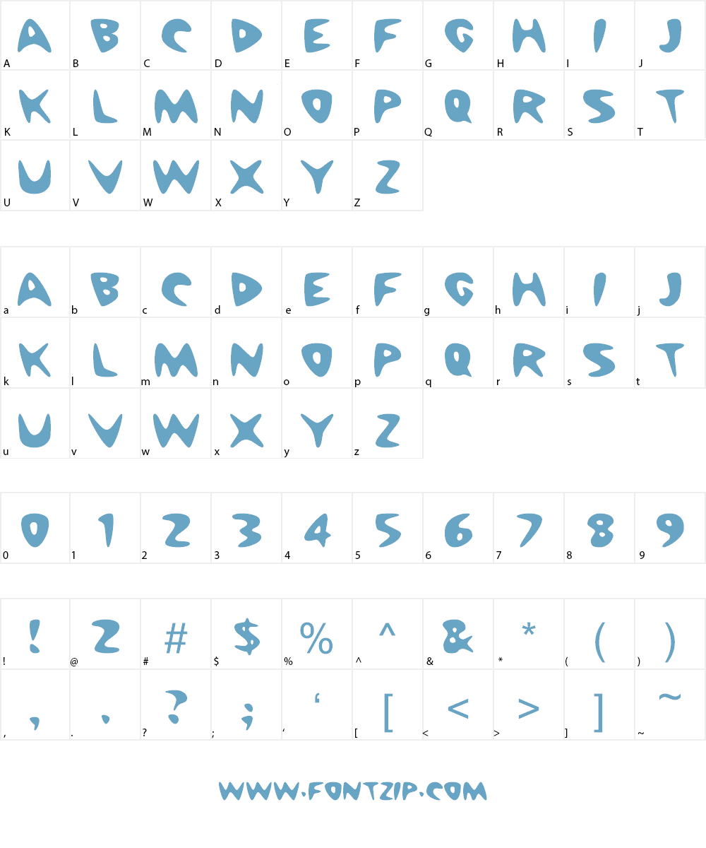 Cheap Motel Font Character
