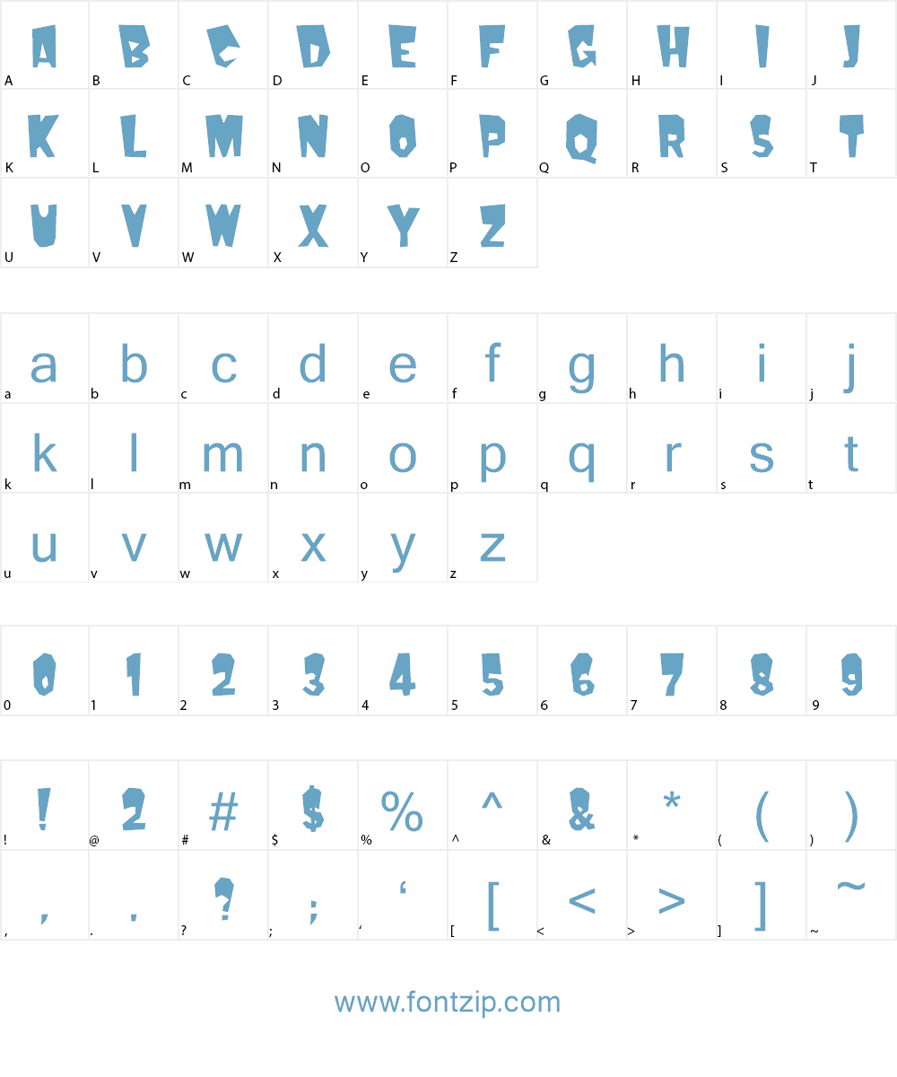 Kerouac Font Character