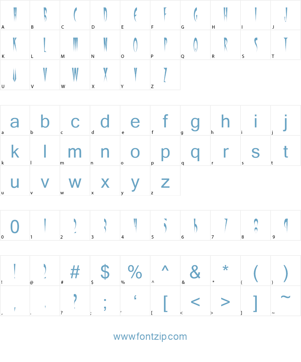Kris Kris Font Character