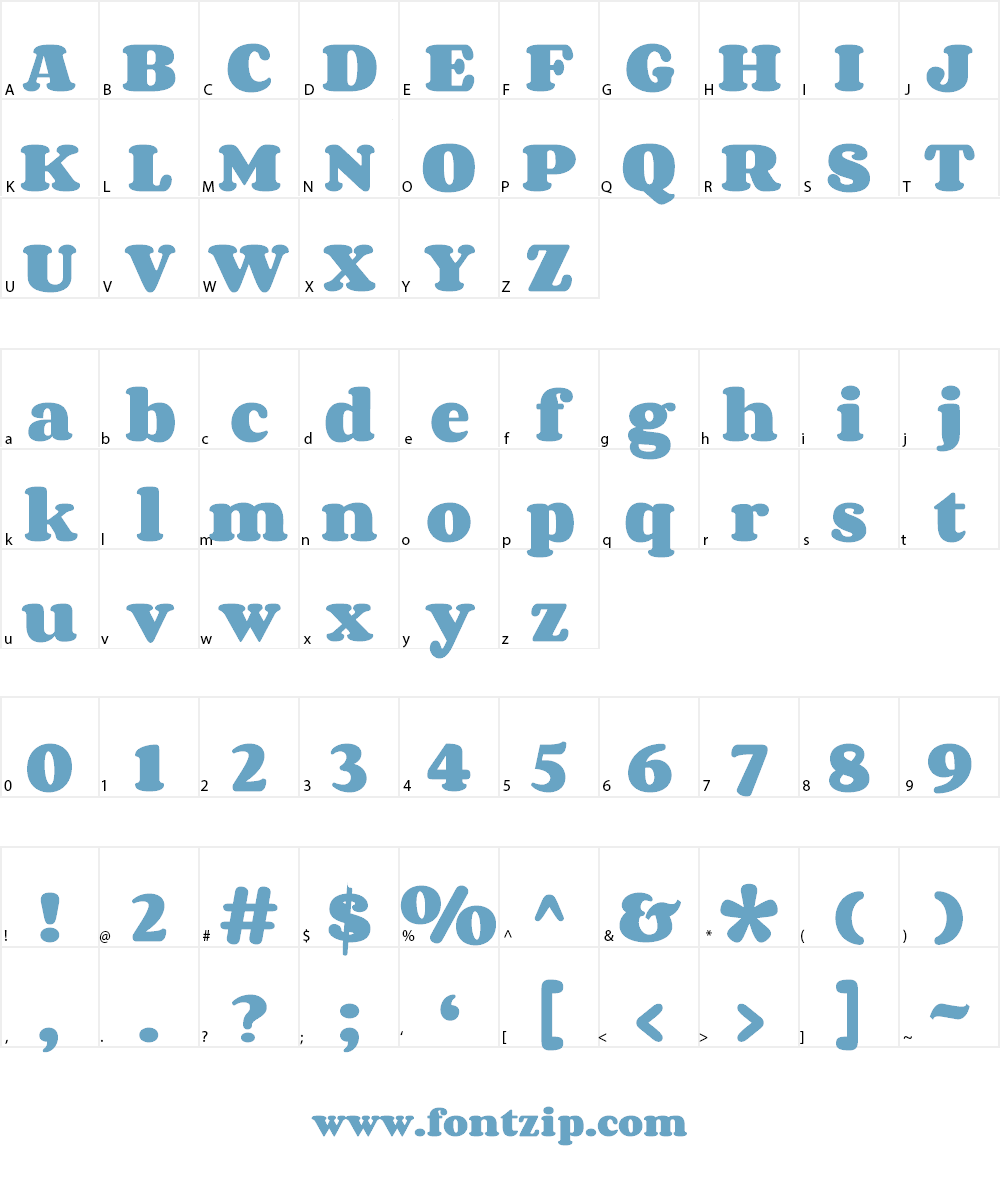 Corben Font Character
