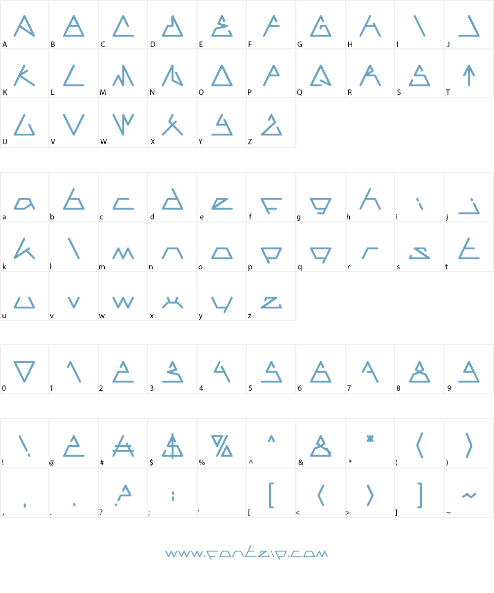 Cecile Font Character