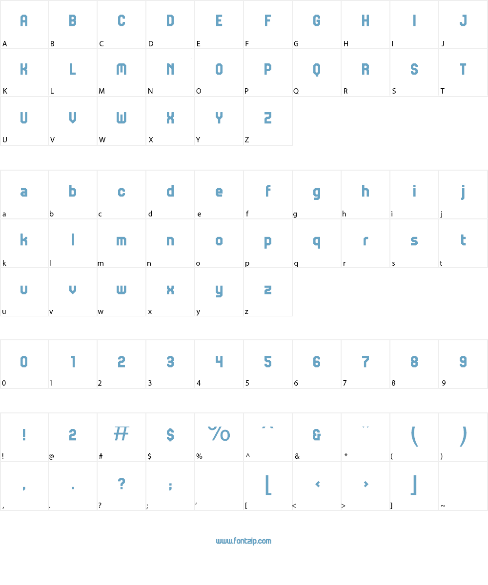 JD Erica Font Character