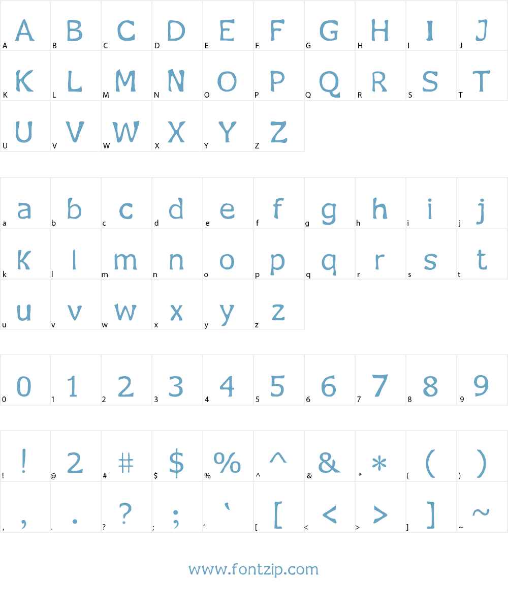 Jecko Legacy Font Character
