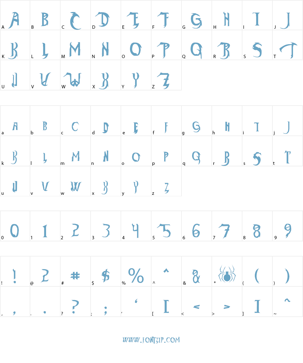 ThunderCats-Ho! Font Character