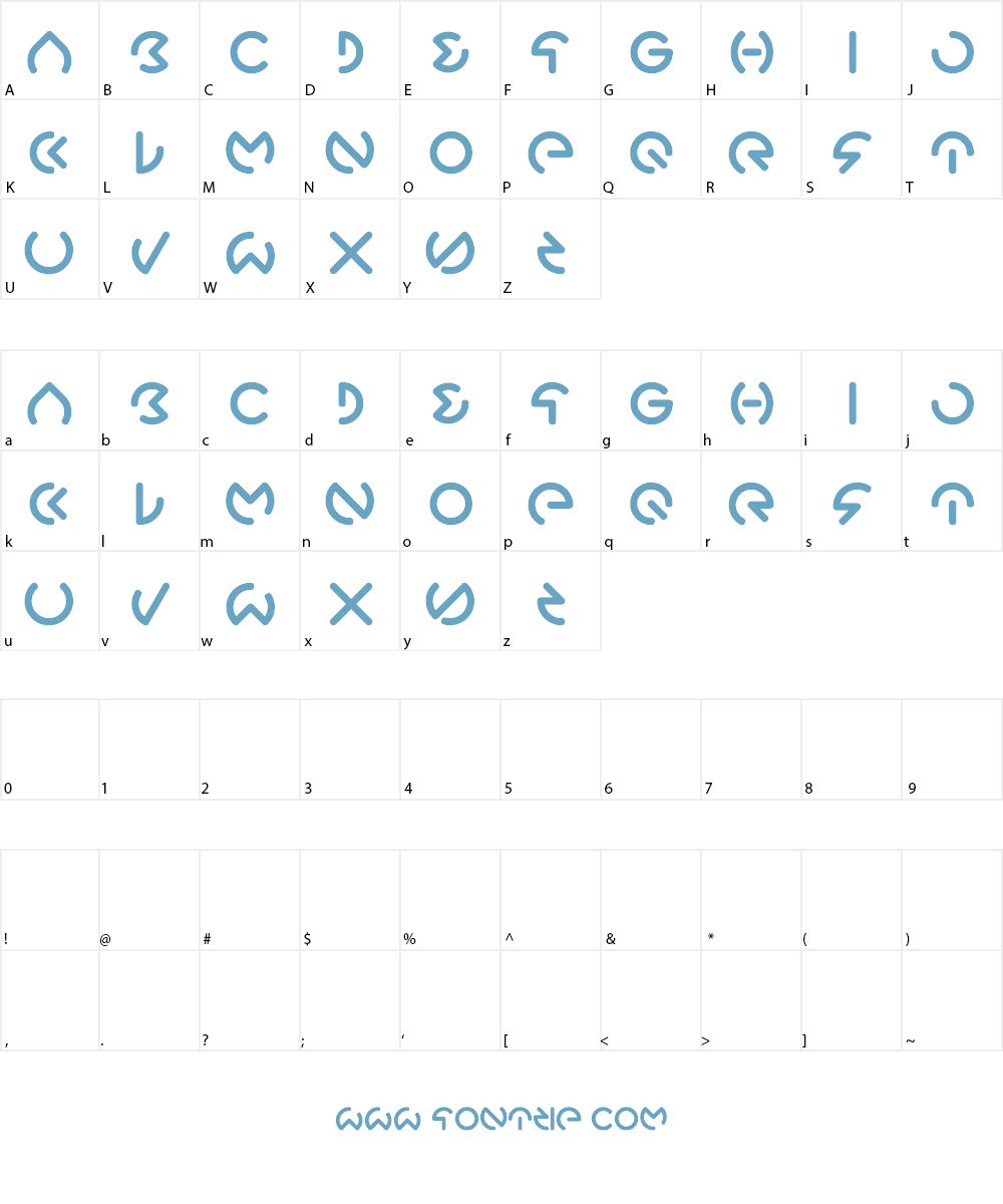 gabrielle Font Character
