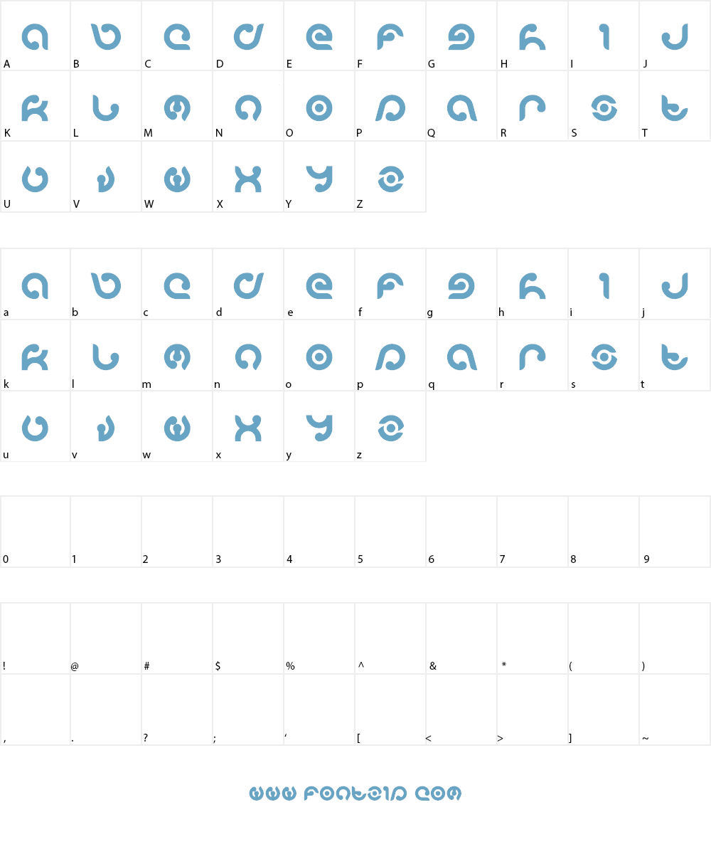 koshima Font Character
