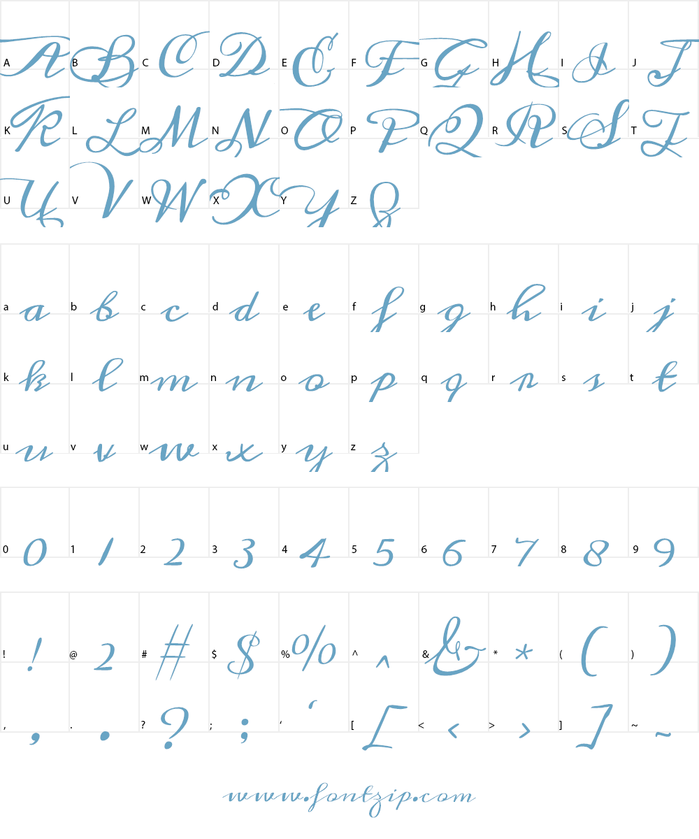 Meddon Font Character