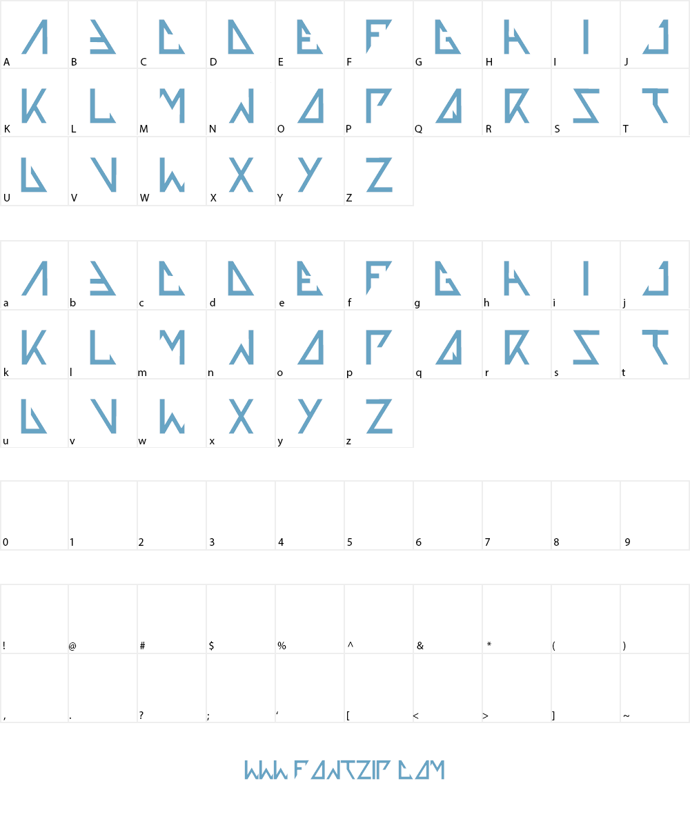 thetrainingartist Font Character