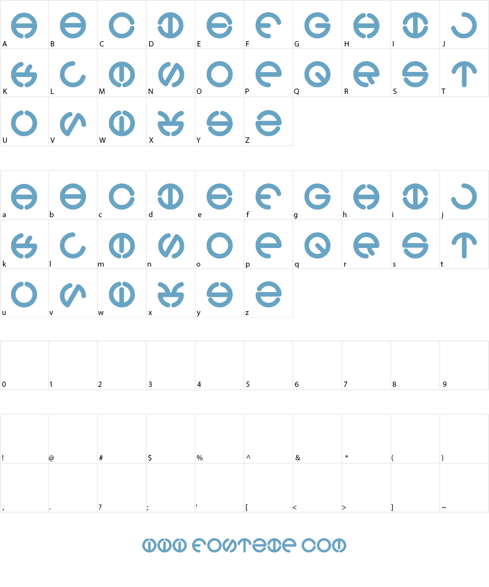 theworld Font Character